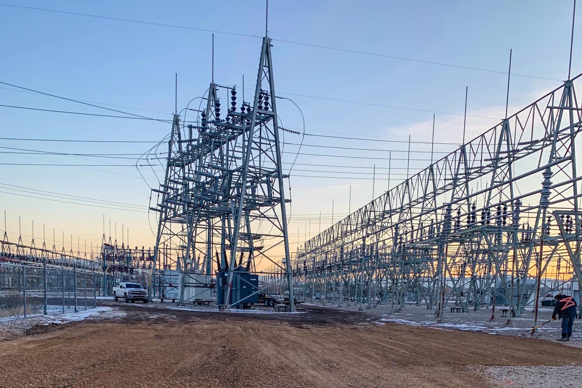 90th South Utah Substation - Grade Tech Power Services